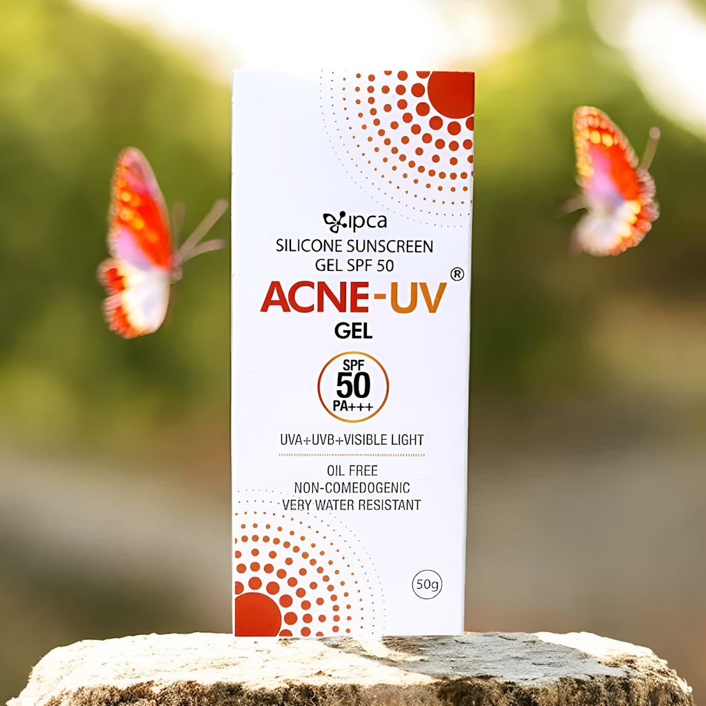 Acne UV Gel spf 50 Sunscreen with Broad Spectrum UVA/UVB Protection